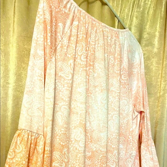 - MICHAEL KORS TOP L Soft Peach Print - Picture 5 of 7